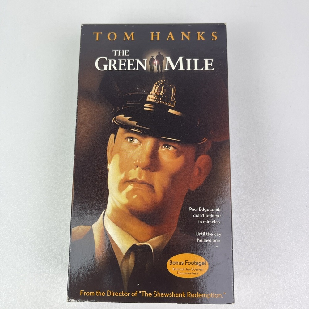 The Green Mile Tom Original Sealed VHS Hanks 2 Tape Set Vintage 1999 Warner WB